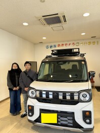 スペーシアギアご納車いたしました！！☆